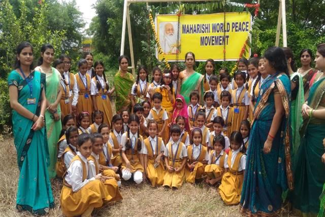 Hariyali Teej Celebration at Maharishi Vidya Mandir Narsinghpur